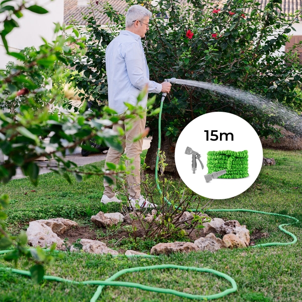 Extendable Garden Hose Hoostend InnovaGoods 15 m