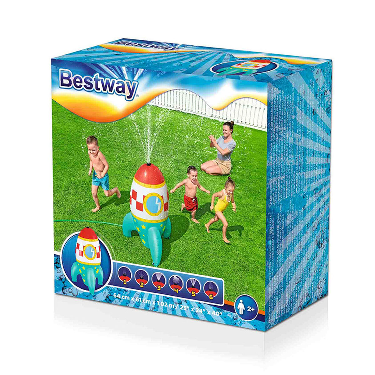 Water Sprinkler and Sprayer Toy Bestway Plastic 64 x 61 x 102 cm 61 x 64 x 102 cm Spaceship